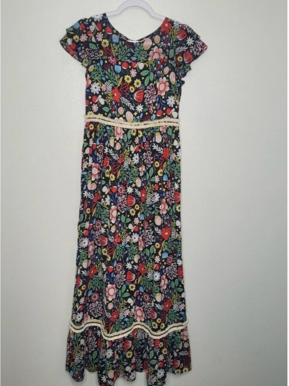 Traffic People Whimsical Maxi Dress - Size Small